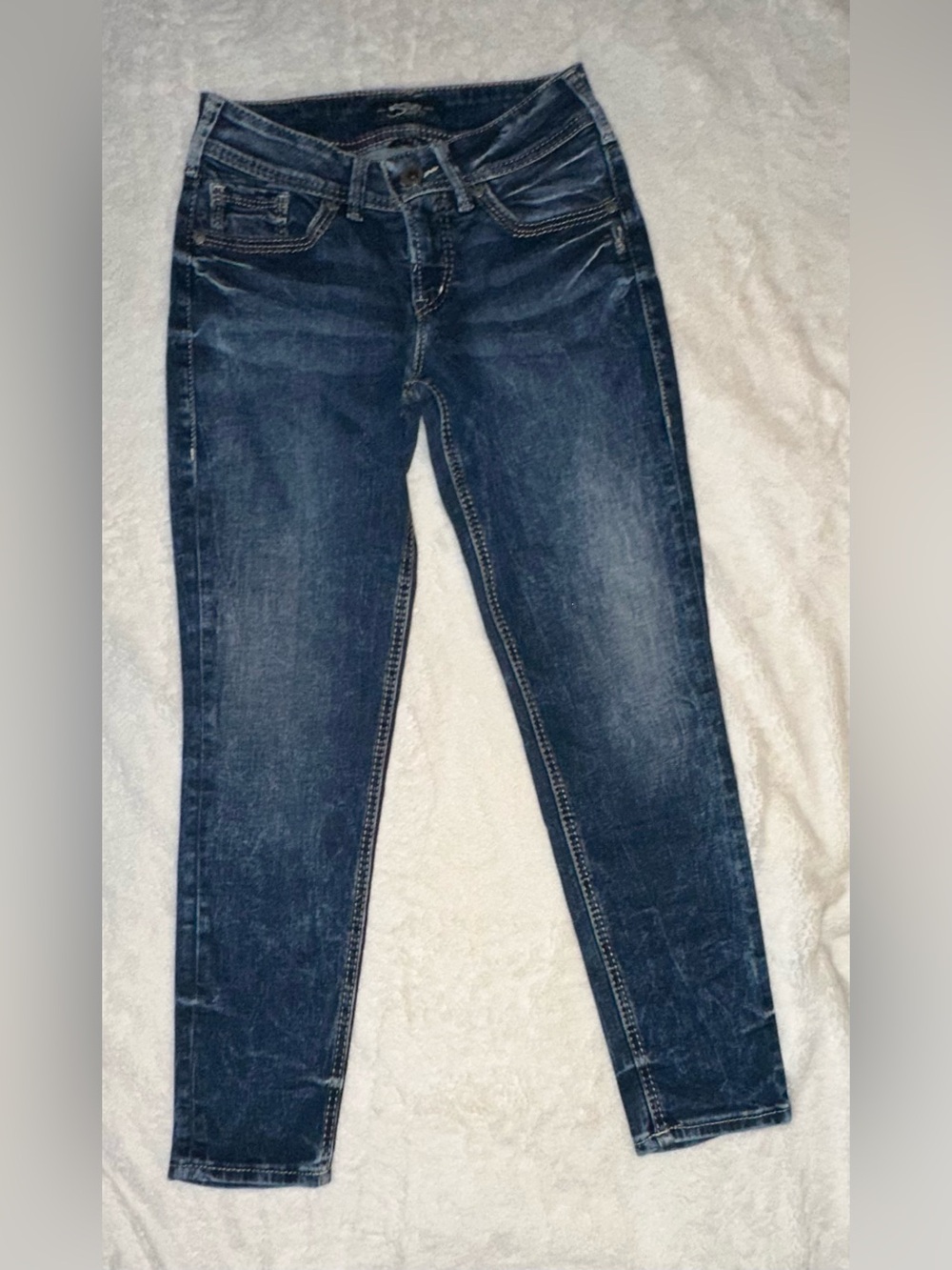 Silver Jeans Women’s Dark Indigo Skinny Jeans